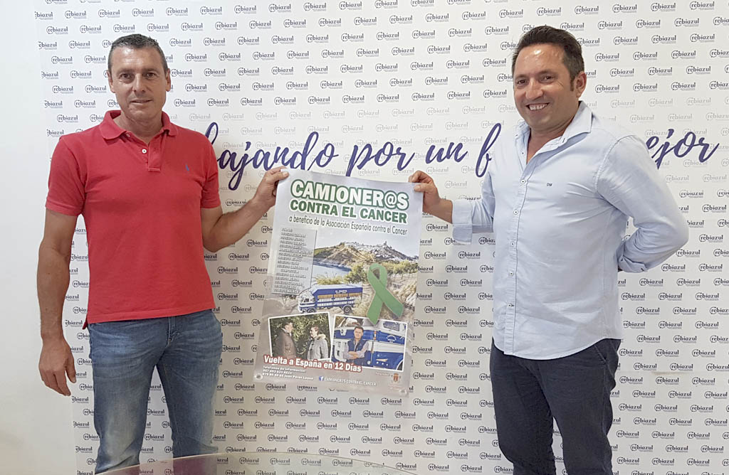 El totanero Diego Mateo se suma a las campaña Camione@s contra el Cáncer